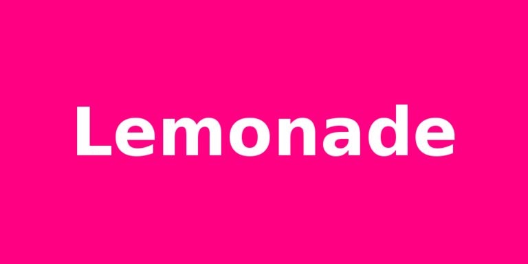 Lemonade